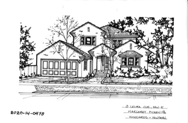 Drawing - Property Illustration, 3 Leura Grove, Hawthorn East (incorrectly labelled 2 Leura Grove)