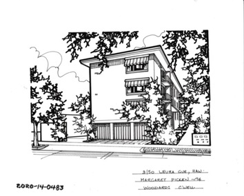 Drawing - Property Illustration, 3/50 Leura Grove, Hawthorn East, 1993