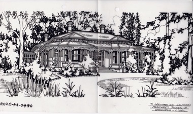 Drawing - Property Illustration, 71 Liddiard Street, Hawthorn