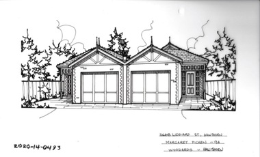 Drawing - Property Illustration, 106 A&B Liddiard Street, Hawthorn