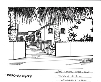 Drawing - Property Illustration, 2/45 Linda Crescent, Hawthorn