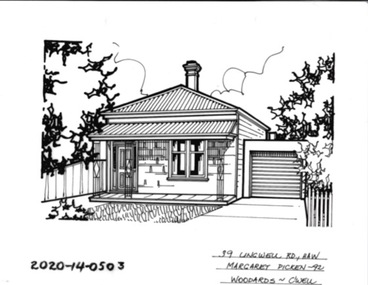 Drawing - Property Illustration, 39 Lingwell Road, Hawthorn East, 1993
