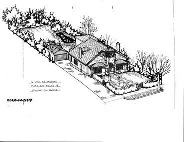 Drawing - Property Illustration, 6 Lyall Street, Hawthorn
