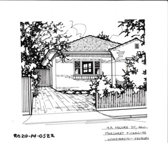 Drawing - Property Illustration, 9A Majore Street, Hawthorn, 1993