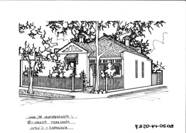 Drawing - Property Illustration, 1 Manchester Street, Hawthorn