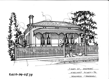 Drawing - Property Illustration, 7 Mary Street, Hawthorn