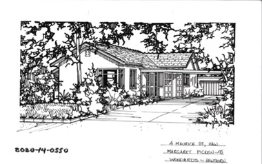 Drawing - Property Illustration, 4 Maurice Street, Hawthorn East