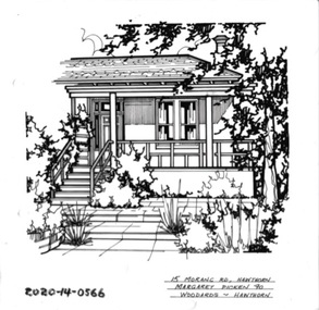 Drawing - Property Illustration, 15 Morang Road, Hawthorn, 1993