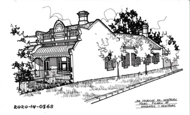 Drawing - Property Illustration, 34 Morang Road, Hawthorn