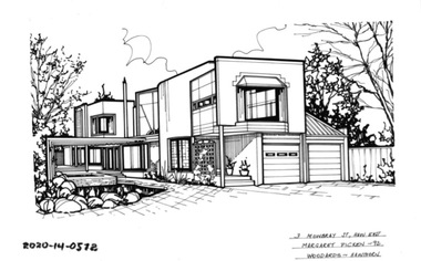 Drawing - Property Illustration, 3 Mowbray Street, Hawthorn East