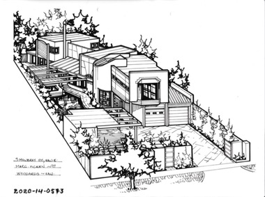 Drawing - Property Illustration, 3 Mowbray Street, Hawthorn East