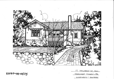 Drawing - Property Illustration, 17 Mowbray Street, Hawthorn East