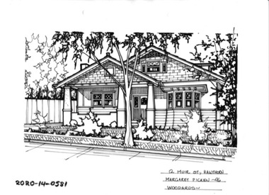 Drawing - Property Illustration, 12 Muir Street, Hawthorn