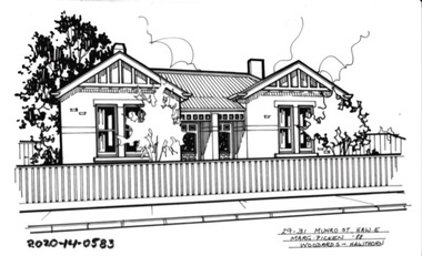 Drawing - Property Illustration, 29-31 Munro Street, Hawthorn East