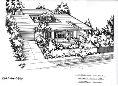 Drawing - Property Illustration, 4 Myrniyong Grove, Hawthorn East