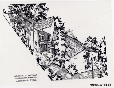 Drawing - Property Illustration, 8 Neave Street, Hawthorn East