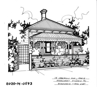 Drawing - Property Illustration, 12 Oberon Avenue, Hawthorn East