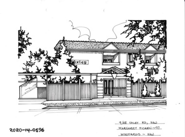 Drawing - Property Illustration, 9/48 Oxley Road, Hawthorn