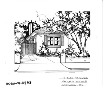 Drawing - Property Illustration, 17 Park Street, Hawthorn