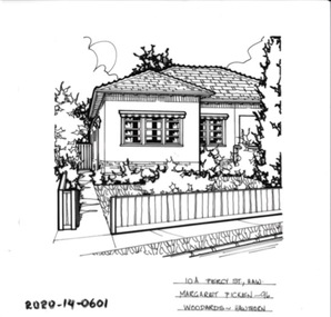 Drawing - Property Illustration, 10A Percy Street, Hawthorn