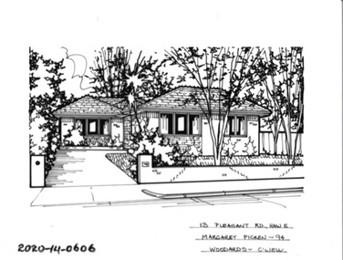 Drawing - Property Illustration, 13 Pleasant Road, Hawthorn East, 1993