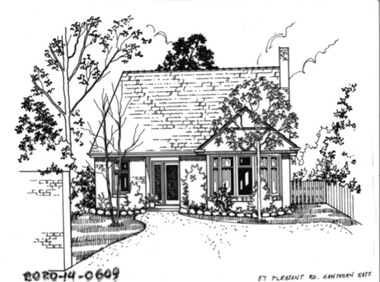 Drawing - Property Illustration, 87 Pleasant Road, Hawthorn East, 1993