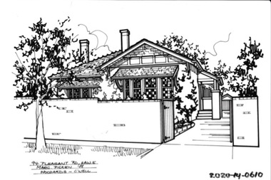 Drawing - Property Illustration, 94 Pleasant Road, Hawthorn East