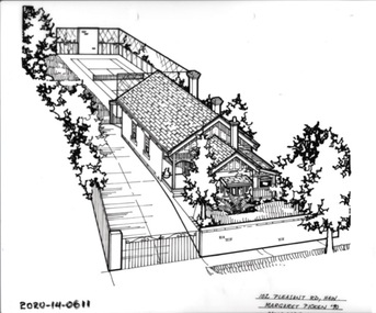 Drawing - Property Illustration, 102 Pleasant Road, Hawthorn East