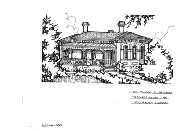 Drawing - Property Illustration, 52 Power Street, Hawthorn