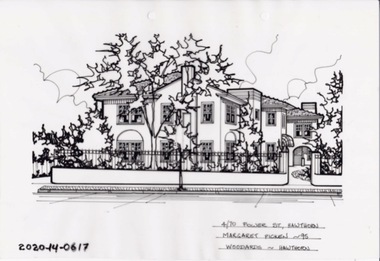 Drawing - Property Illustration, 4/70 Power Street, Hawthorn