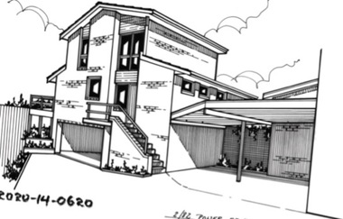 Drawing - Property Illustration, 2/82 Power Street, Hawthorn
