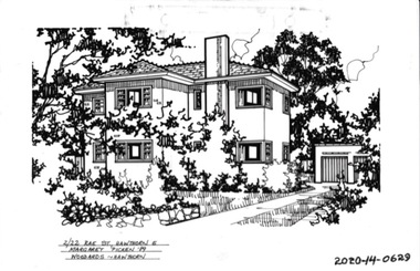Drawing - Property Illustration, 2/22 Rae Street, Hawthorn