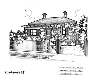 Drawing - Property Illustration, 11 Rathmines Grove, Hawthorn East, 1993