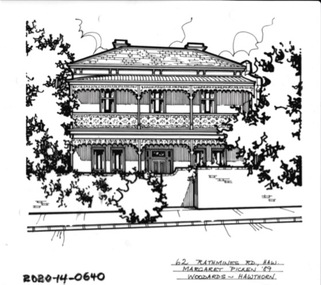 Drawing - Property Illustration, 62 Rathmines Road, Hawthorn East