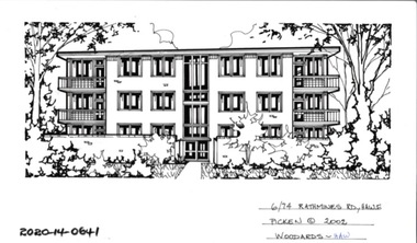 Drawing - Property Illustration, 6/74 Rathmines Road, Hawthorn East
