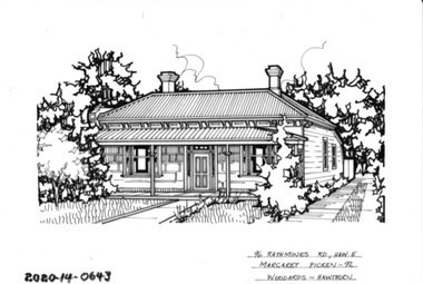 Drawing - Property Illustration, 96 Rathmines Road, Hawthorn East
