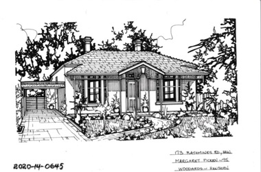 Drawing - Property Illustration, 173 Rathmines Road, Hawthorn East, 1993