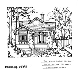 Drawing - Property Illustration, 139 Riversdale Road, Hawthorn