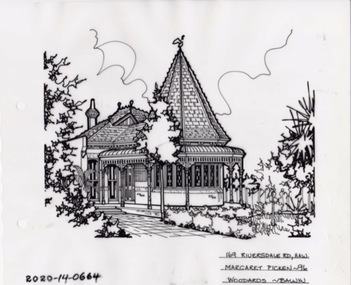 Drawing - Property Illustration, 169 Riversdale Road, Hawthorn, 1993