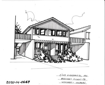 Drawing - Property Illustration, 3/243 Riversdale Road, Hawthorn