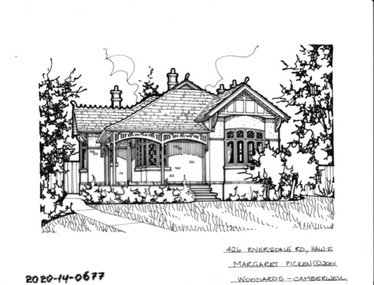 Drawing - Property Illustration, 426 Riversdale Road, Hawthorn