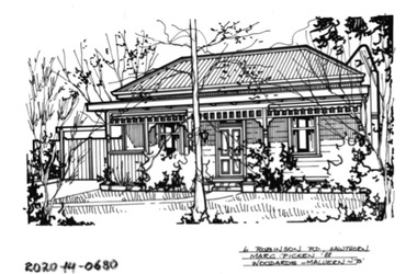 Drawing - Property Illustration, 6 Robinson Road, Hawthorn, 1993
