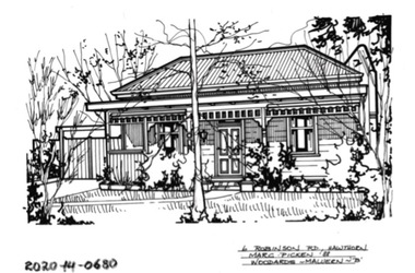 Drawing - Property Illustration, 6 Robinson Road, Hawthorn