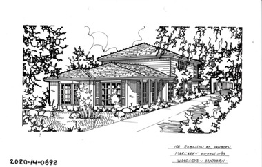 Drawing - Property Illustration, 108 Robinson Road, Hawthorn