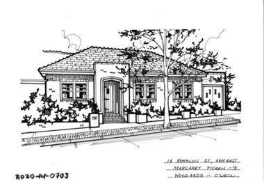 Drawing - Property Illustration, 1A Rosslyn Street, Hawthorn East
