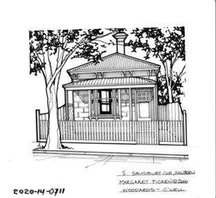 Drawing - Property Illustration, 5 Salisbury Grove, Hawthorn, 1993