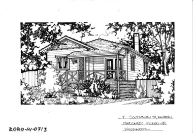 Drawing - Property Illustration, 8 Scotsburn Street, Hawthorn