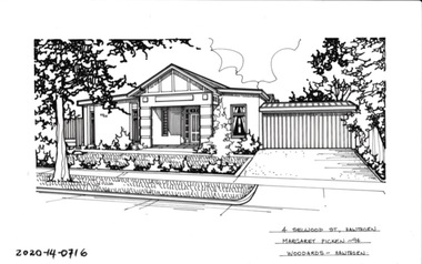 Drawing - Property Illustration, 4 Sellwood Street, Hawthorn East