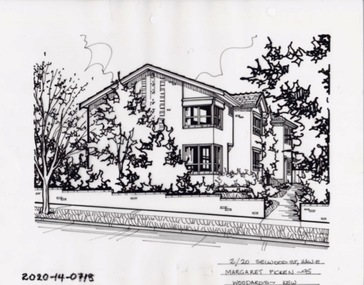 Drawing - Property Illustration, 2/20 Sellwood Street, Hawthorn East