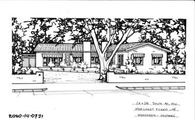 Drawing - Property Illustration, 2A & 2B South Street, Hawthorn